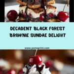 Black Forest Brownie Sundae Stack Recipe