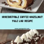 Coffee-Hazelnut Crunch Yule Log Recipe