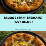 Sausage Gravy Breakfast Pizza Recipe