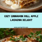 Cinnamon Roll Apple Lasagna Recipe