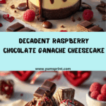 Raspberry Chocolate Ganache Cheesecake Recipe