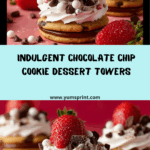 Chocolate Chip Cookie Dessert Stacks Recipe