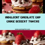 Chocolate Chip Cookie Dessert Stacks Recipe