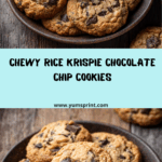 Chewy Rice Krispie Chocolate Chip Treats Recipe