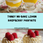 No Bake Lemon Raspberry Cheesecake Parfaits Recipe