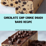 Chocolate Chip Cookie Dough Bars Recipe