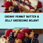 Peanut Butter & Jam Cheesecake Recipe