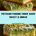 Pistachio Pudding Sugar Cookie Bars Recipe