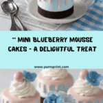Mini Blueberry Mousse Cakes Recipe