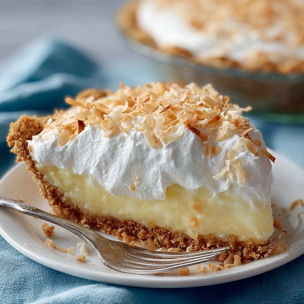 No-Cook Coconut Pie Recipe - Recipe Image