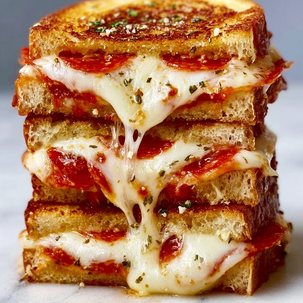 Pizza Grilled Cheese Sandwiches Recipe 2 Pizza Grilled Cheese Sandwiches Recipe - Recipe Image