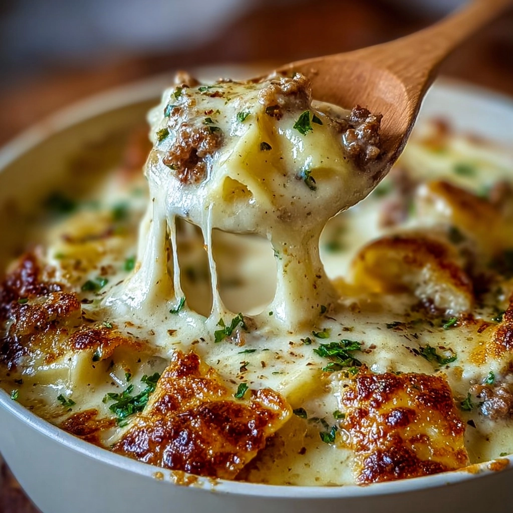 Decadent Creamy Alfredo Lasagna Soup Recipe