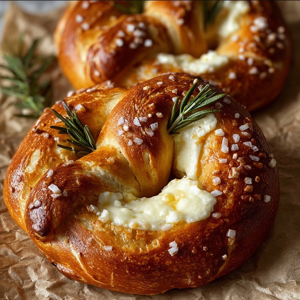 Mozzarella Stuffed Soft Pretzels Recipe
