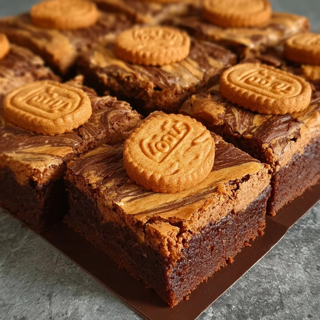 Biscoff Chewy Brownie Box Recipe 2 Biscoff Chewy Brownie Box Recipe - Recipe Image