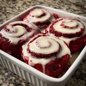 Red Velvet Cinnamon Rolls Recipe