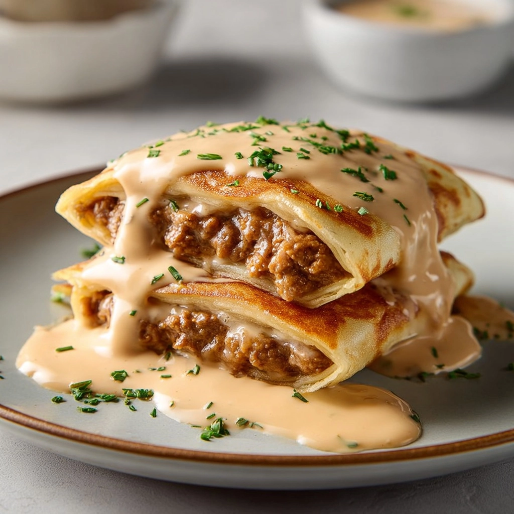 Beef Pancakes Recipe 3 Beef Pancakes Recipe - Recipe Image