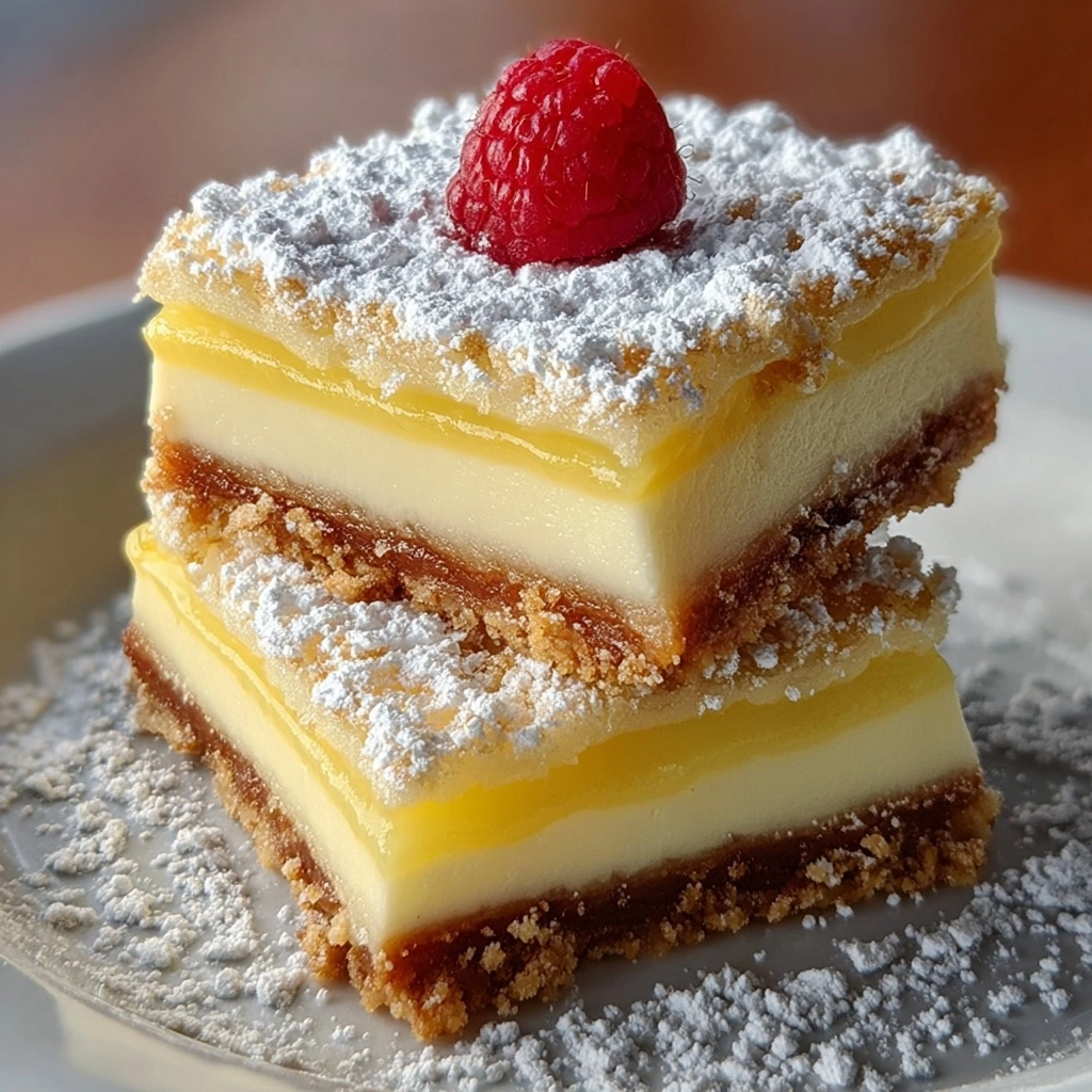 Vanilla Custard Cream Squares Recipe - Recipe Image