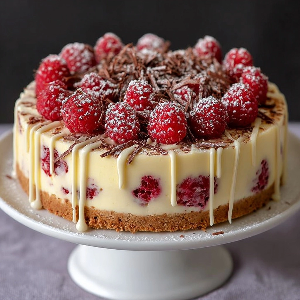 White Chocolate Raspberry Cheesecake Recipe