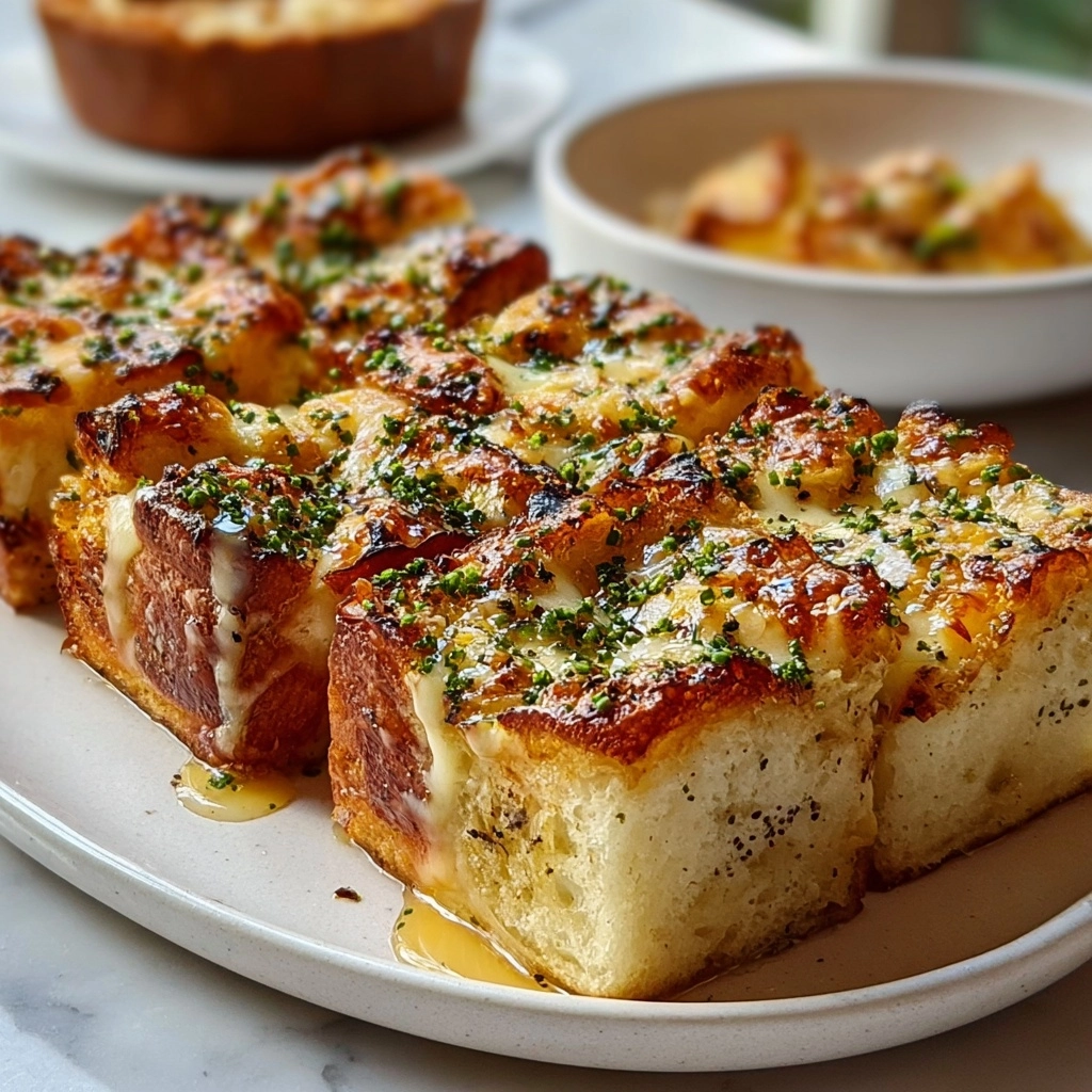 Cheesy Garlic Bread with Mozzarella Recipe