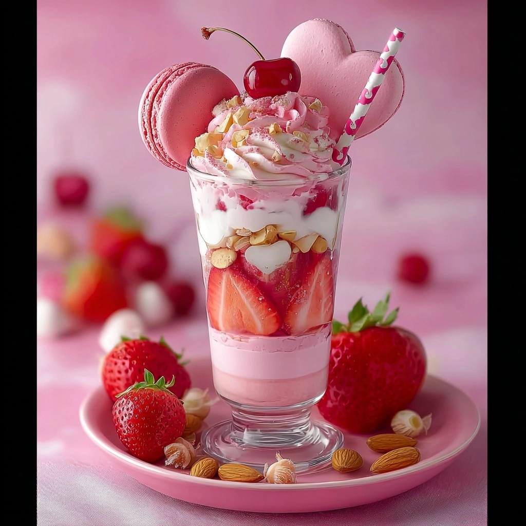 Strawberry & Cherry Dessert Parfait Recipe