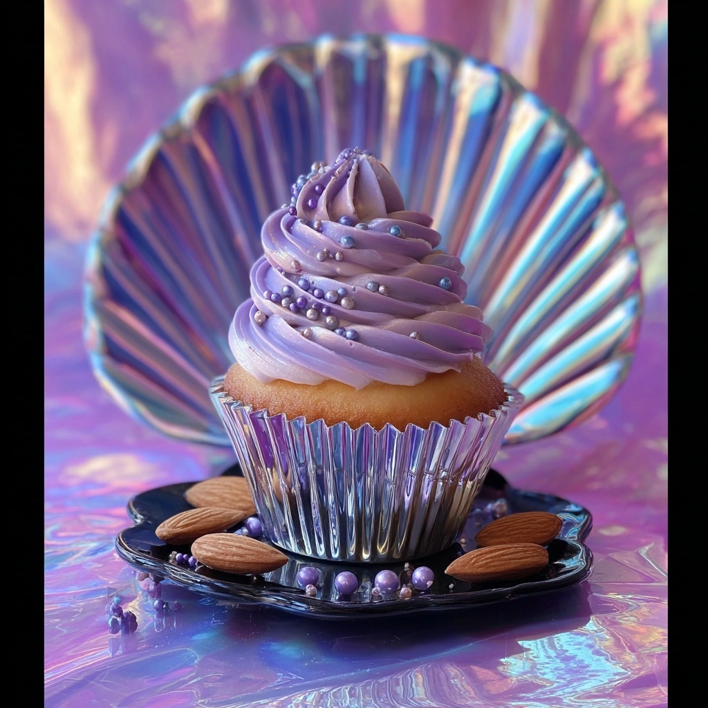 Ube Almond Cupcake Recipe