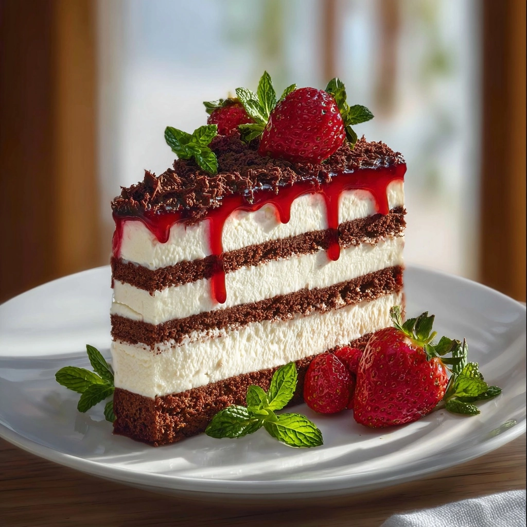 Strawberry Cream Layer Cake Recipe 3 Strawberry Cream Layer Cake Recipe - Recipe Image