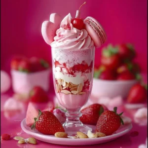 Strawberry & Cherry Dessert Parfait Recipe
