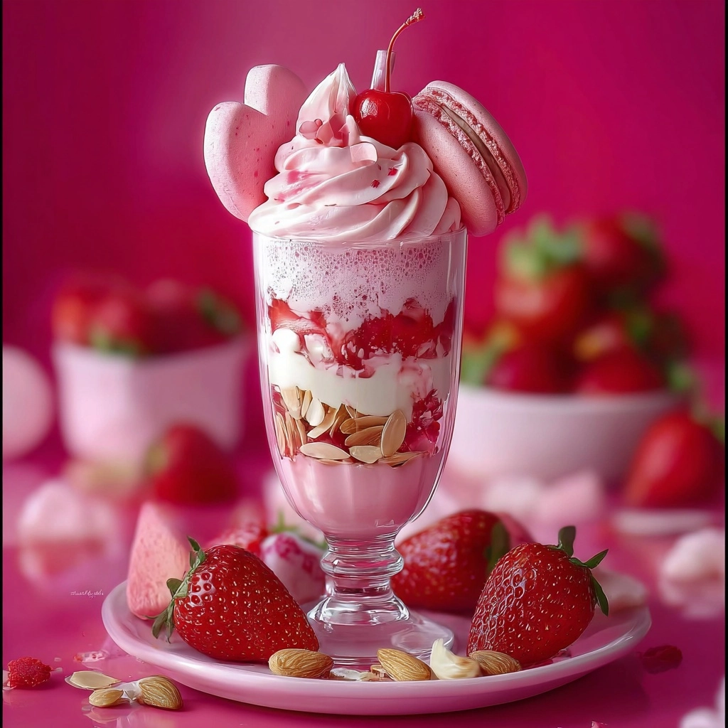 Strawberry & Cherry Dessert Parfait Recipe 3 Strawberry & Cherry Dessert Parfait Recipe - Recipe Image