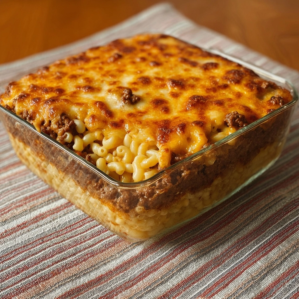 Mac and Cheese Meatloaf Casserole Recipe 2 Mac and Cheese Meatloaf Casserole Recipe - Recipe Image