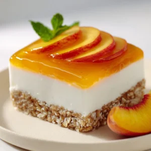 Peachy Pretzel Dream Bars Recipe