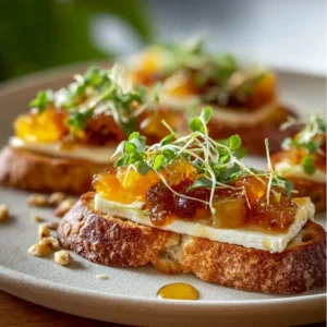 Sunset Crostini: Manchego Meets Quince Recipe