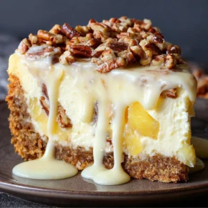 Pineapple Pecan Cheesecake** Recipe