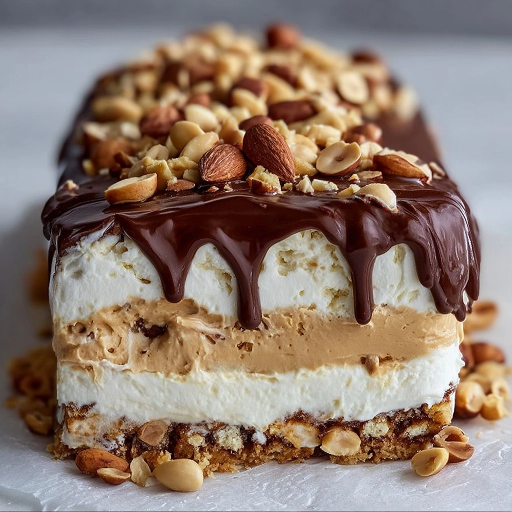 Snickers Ice Cream Cake Recipe