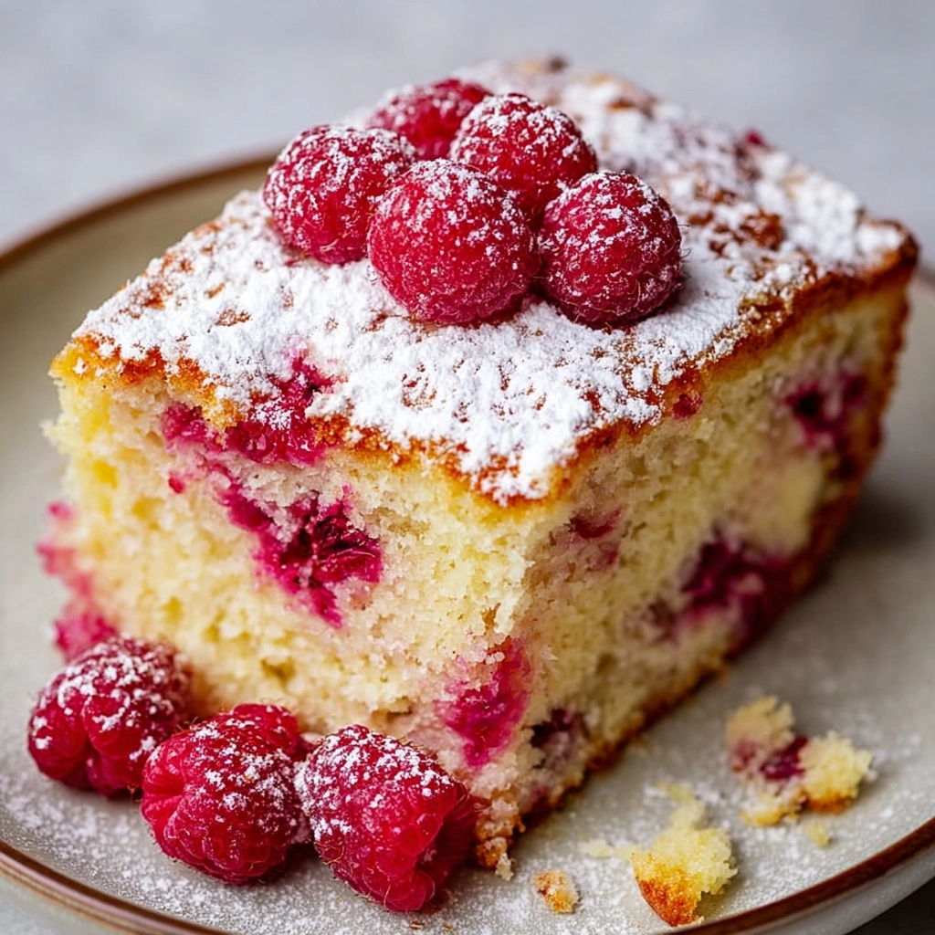 Raspberry Snack Cake Recipe