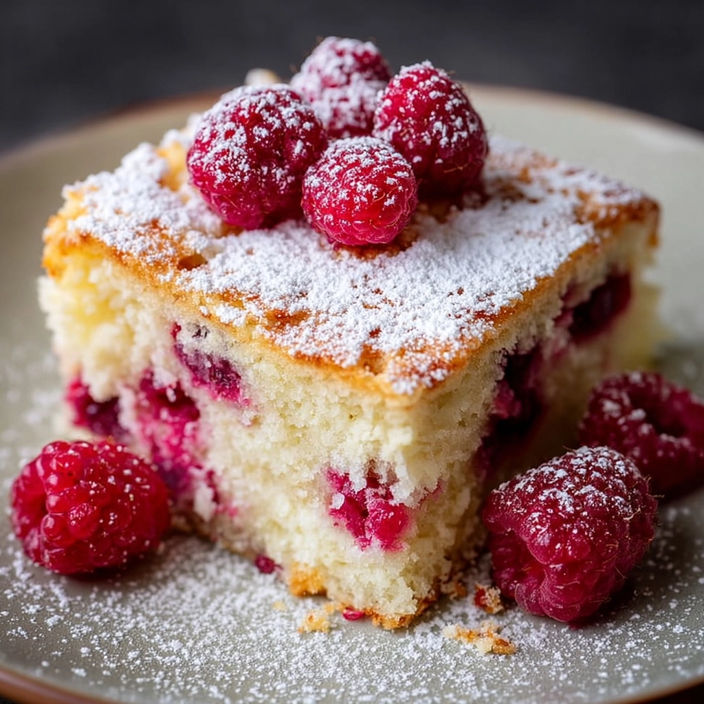 Raspberry Snack Cake Recipe
