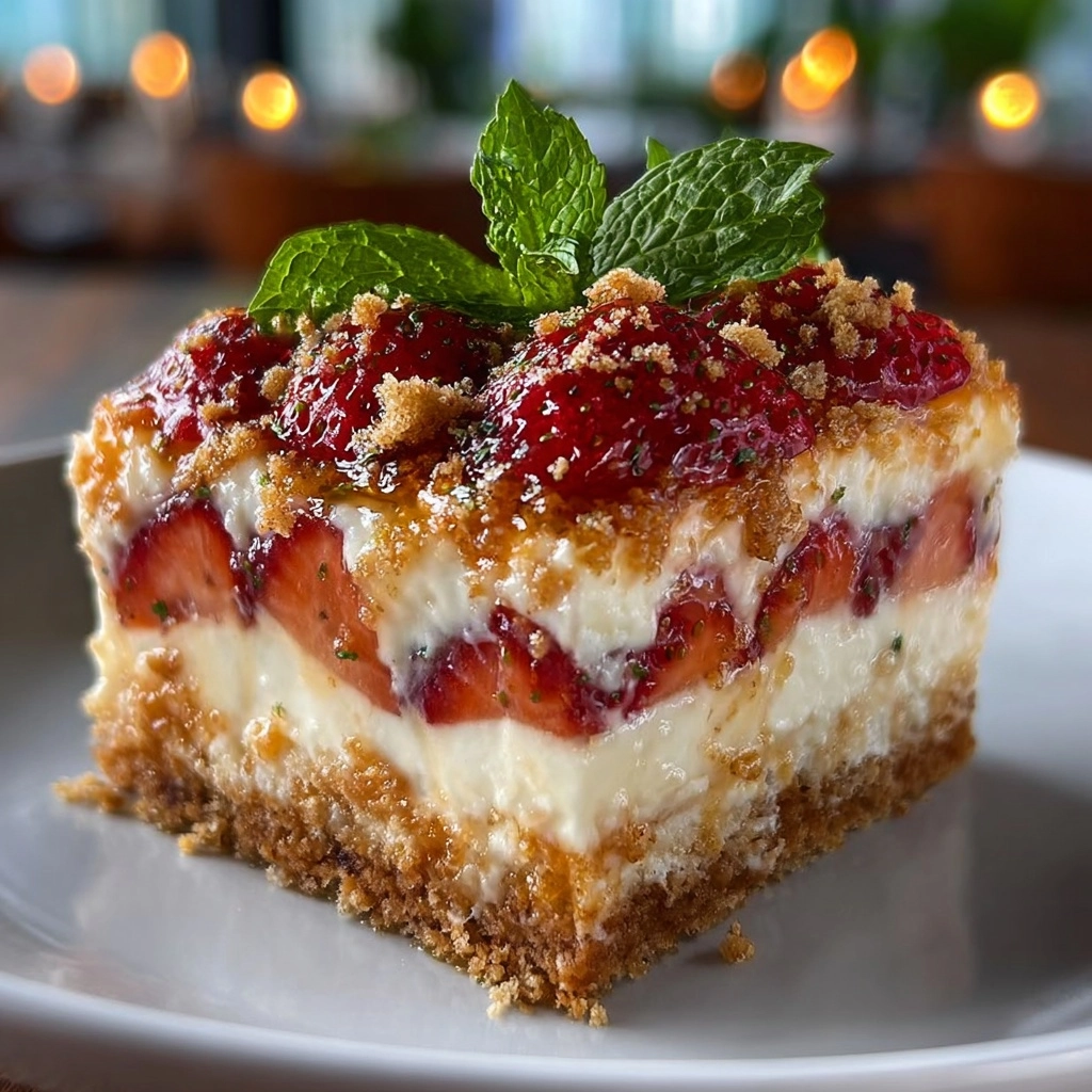 Strawberry Crunch Icebox Cake Recipe