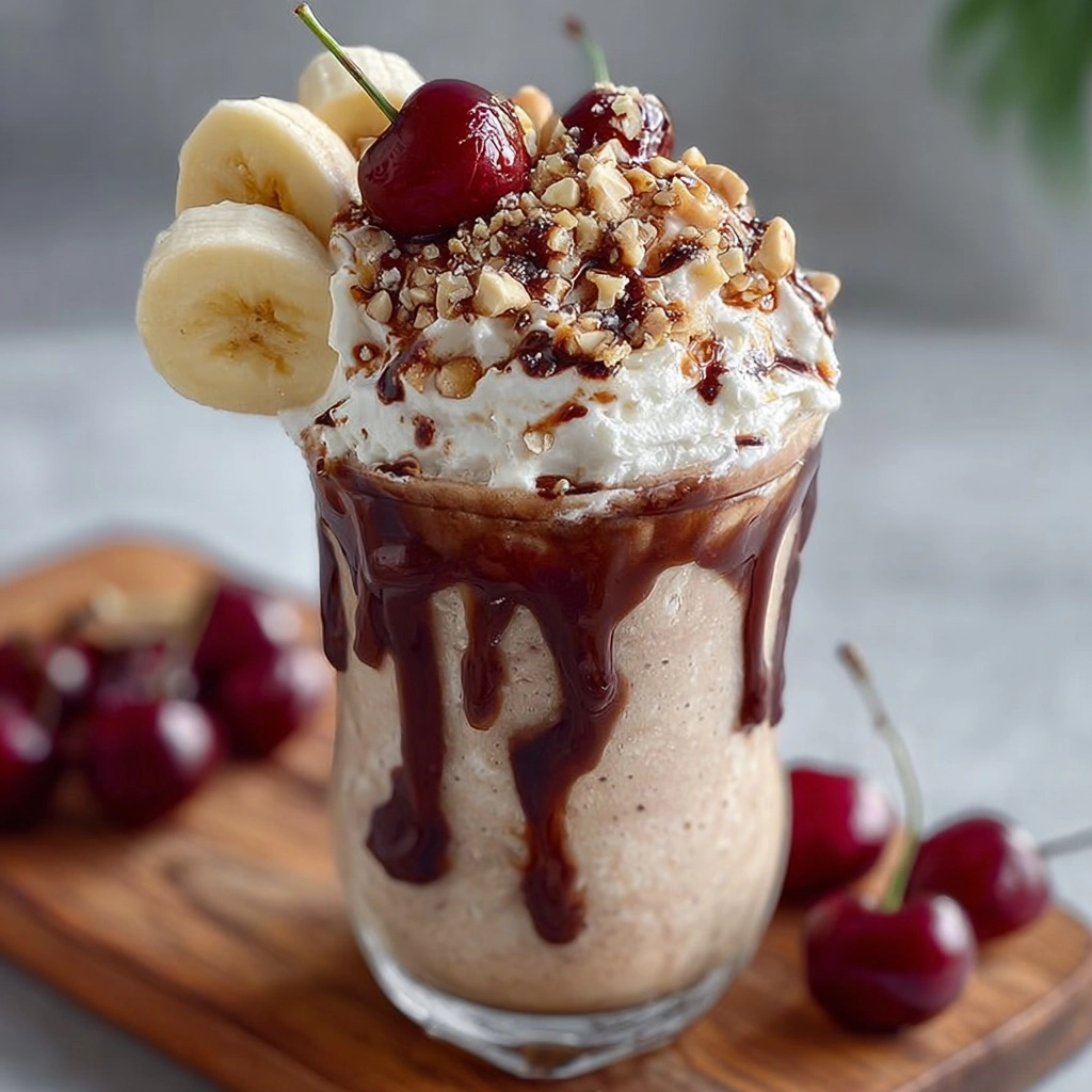 Banana Split Milkshake Recipe