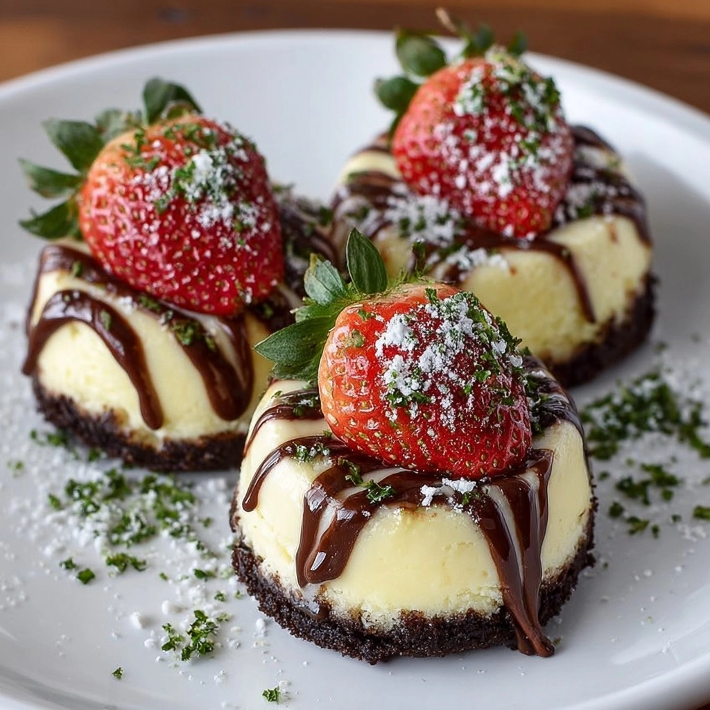 Chocolate Dipped Strawberry Cheesecake Bites Recipe - Recipe Image