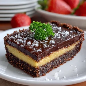 No-Bake Chocolate Tart with Sea Salt Recipe