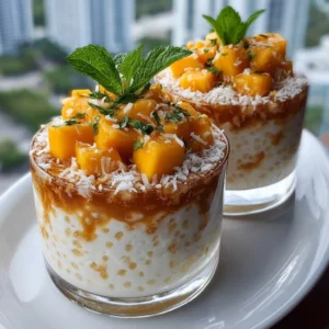 Mango Sticky Rice Parfaits Recipe