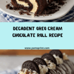 Oreo Cream Chocolate Roll Recipe