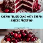 Delicious Cherry Cake with Cherry Cream Cheese Frosting** Recipe