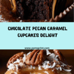 Chocolate Pecan Caramel Cupcake Recipe