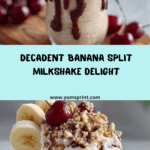 Banana Split Milkshake Recipe