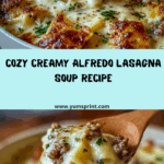Decadent Creamy Alfredo Lasagna Soup Recipe