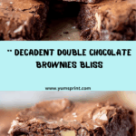 Brownies Deux Chocolat Recipe