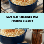 Old-Fashioned Rice Pudding Recipe