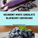 White Chocolate Blueberry Cheesecake Recipe