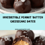 Peanut Butter Cheesecake Stuffed Dates Recipe