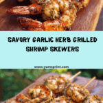 Garlic Herb Grilled Shrimp Skewers Recipe